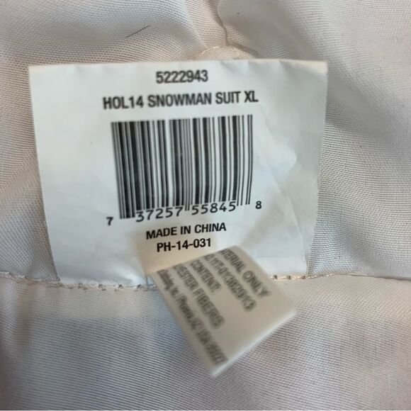 PET Holiday dog snowman suit Sz XL - Picture 5 of 9